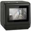 Máquina de Lavar Louça de Bancada, com Tanque de Água Integrado de 6 Litros, 5 Programas, 4 Serviços, Display LED Preto