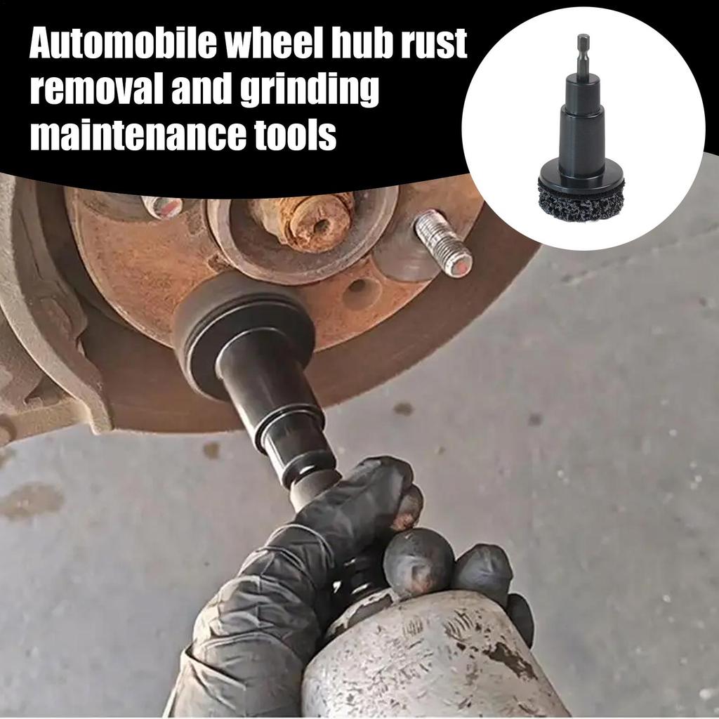 Wheel Hub Cleaning Tool Rust Remover Tool Hub Polishing Grinder For Automotive Car Wheel Rotor Brake Parts Rash Maintenance