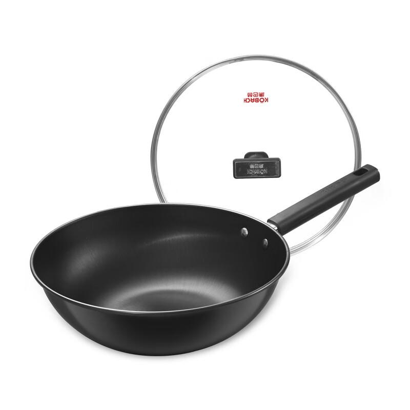 Kangbahe 32cm Non-Coated Fine Cast Iron Wok