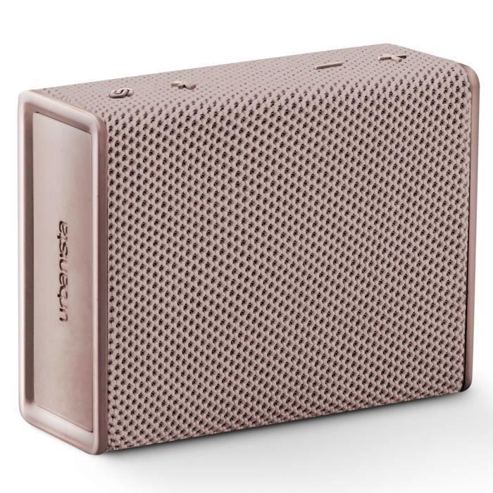 Haut-parleur Bluetooth portable Sydney - URBANISTA - Rose Champagne - Autonomie 5 heures - Etanche - Sans fil