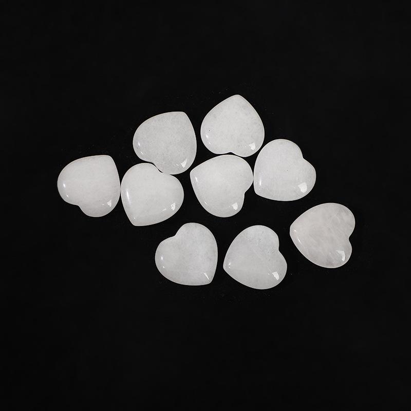 2cm Natural Rose Quartz Heart Crystal Gemstone