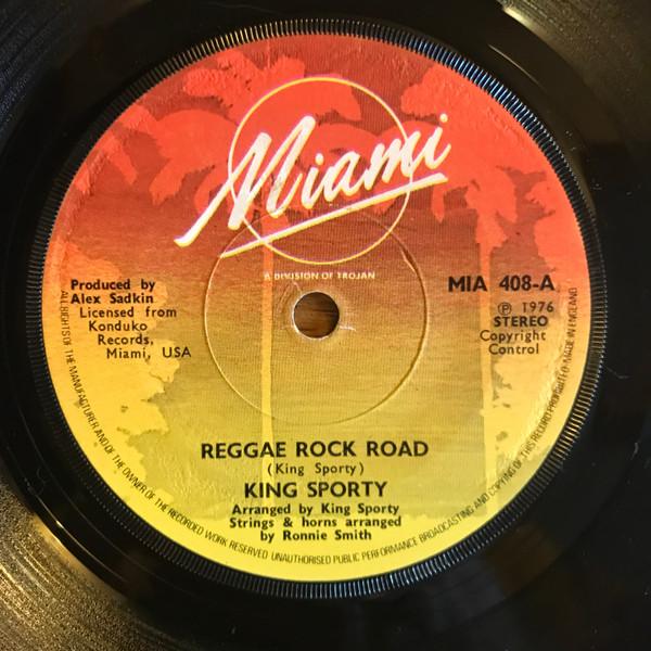 7inch Record KING SPORTY  Reggae Rock Road MIA408 Miami 1976 UK SoulFunk Used