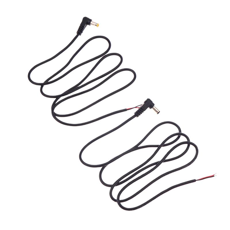 5,5 x 2,1 mm/2,5 mm rechtwinkliges DC-Stromkabel DC-Stecker Stromanschluss Steckeranschluss Verlängerungsleitung