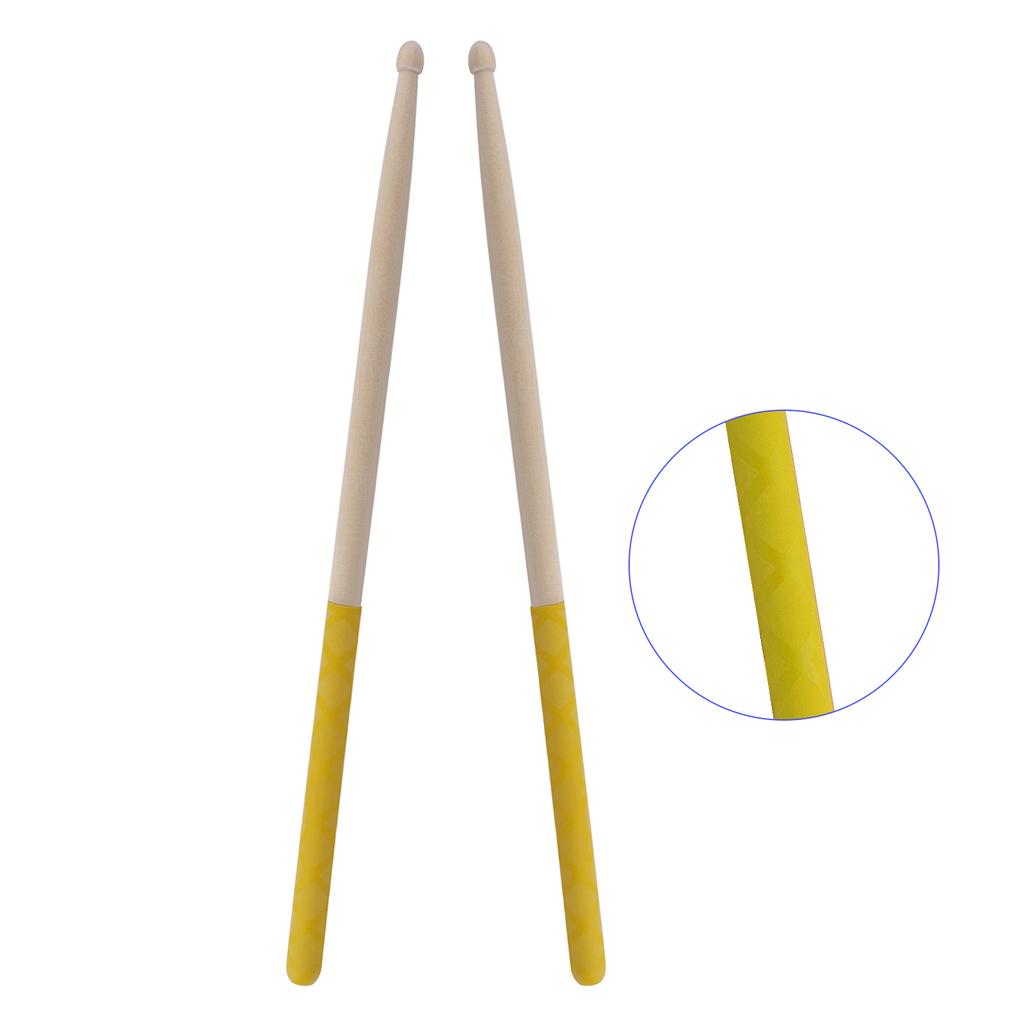 1 Pair Wood Tip Drum Sticks Set Musical Instrument 5A Drumsticks, Classical Maple Wood Drum Sticks for Kids and Adults