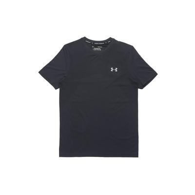 Breathable Round Neck Straight T-Shirt Men Tops Black 1351449-001