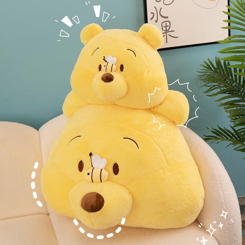 Cute Bee Winnie the Pooh Throw Pillow Bedside Pillow Plush Toy Doll Rag Doll Gift