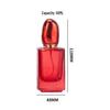 Portable Square Glass Perfume Bottles, 30ml & 50ml, Colored and Spray Dispensing