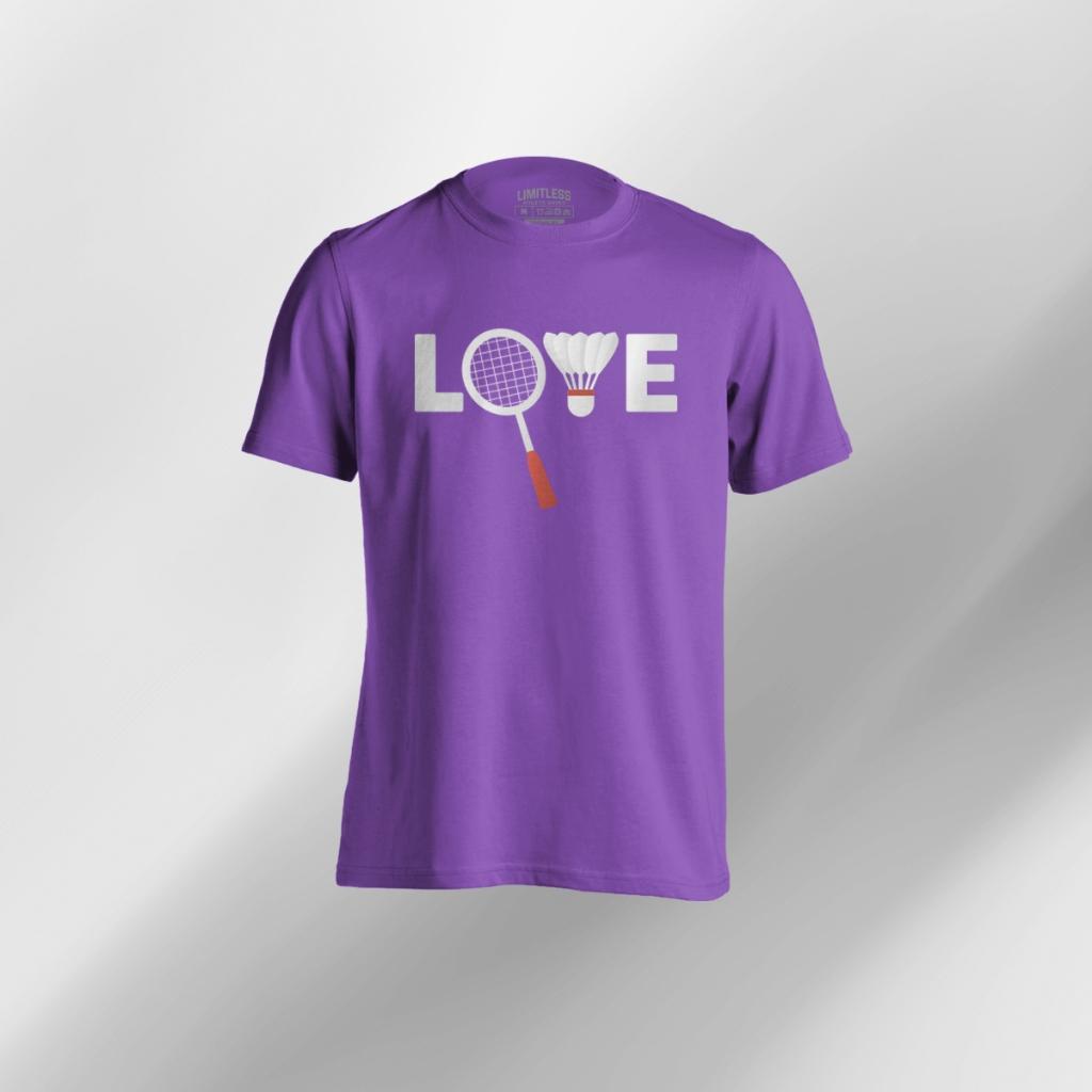Bad Love Badminton - Drifit T-Shirt Activewear for Sports Shuttle Racket Pickleball Tennis Eco-Dry