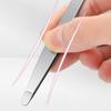 Stainless Steel Tweezers Safe Rounded - Tip Eyebrow Clips Precise Eyebrow Shaping Ingrown Hair Removal Eyebrow Shaping Tool