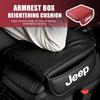 For Jeep Car Arm Rest Cushion Leather Anti Scratch Armrest Box Protector Cover Grand Cherokee Wrangler JK Renegade Gladiator