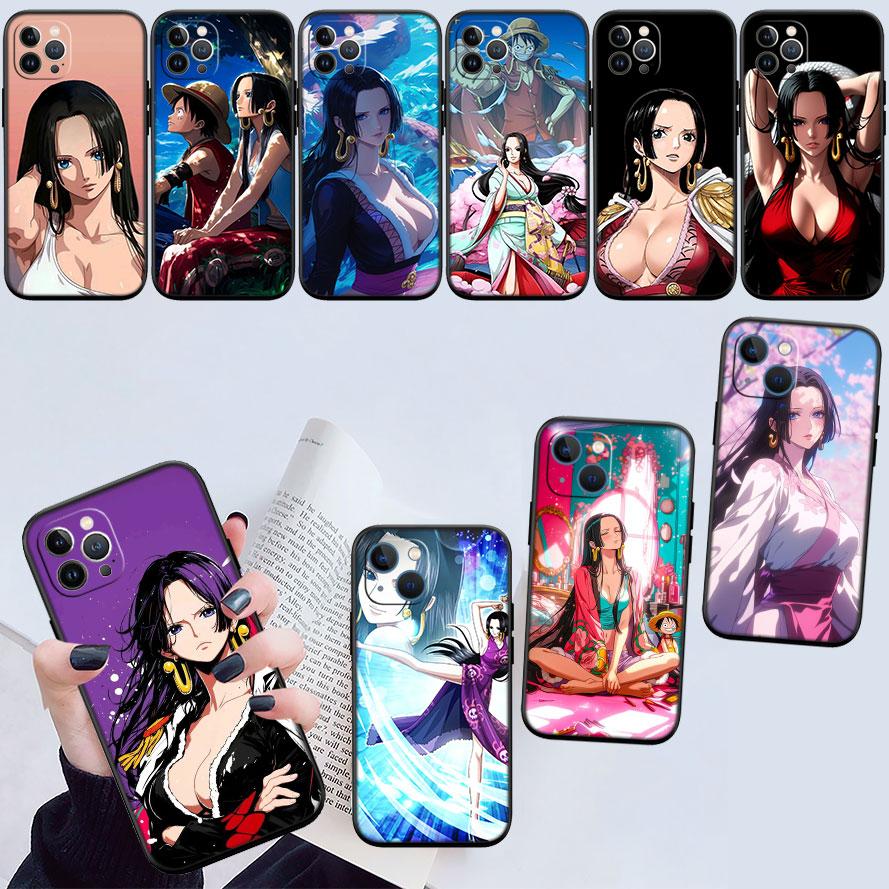 TR23 One Piece Boa Hancock Shell Phone Case for Samsung Galaxy S20 S21 S22 Ultra FE Plus A21S A22 A24 A25 A26 A30 A30S A31