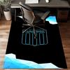 Racing Team Emblem Rug Game Carpet, Floor Mat for Bedroom Living Room Entryway Rug, Home Decor Idea Gift for Christmas Birthday