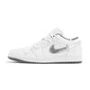 Air Jordan 1 Abrasion Resistant Abrasion Resistant Low Top Vintage Basketball Shoes Unisex White 553558-152(Team210)