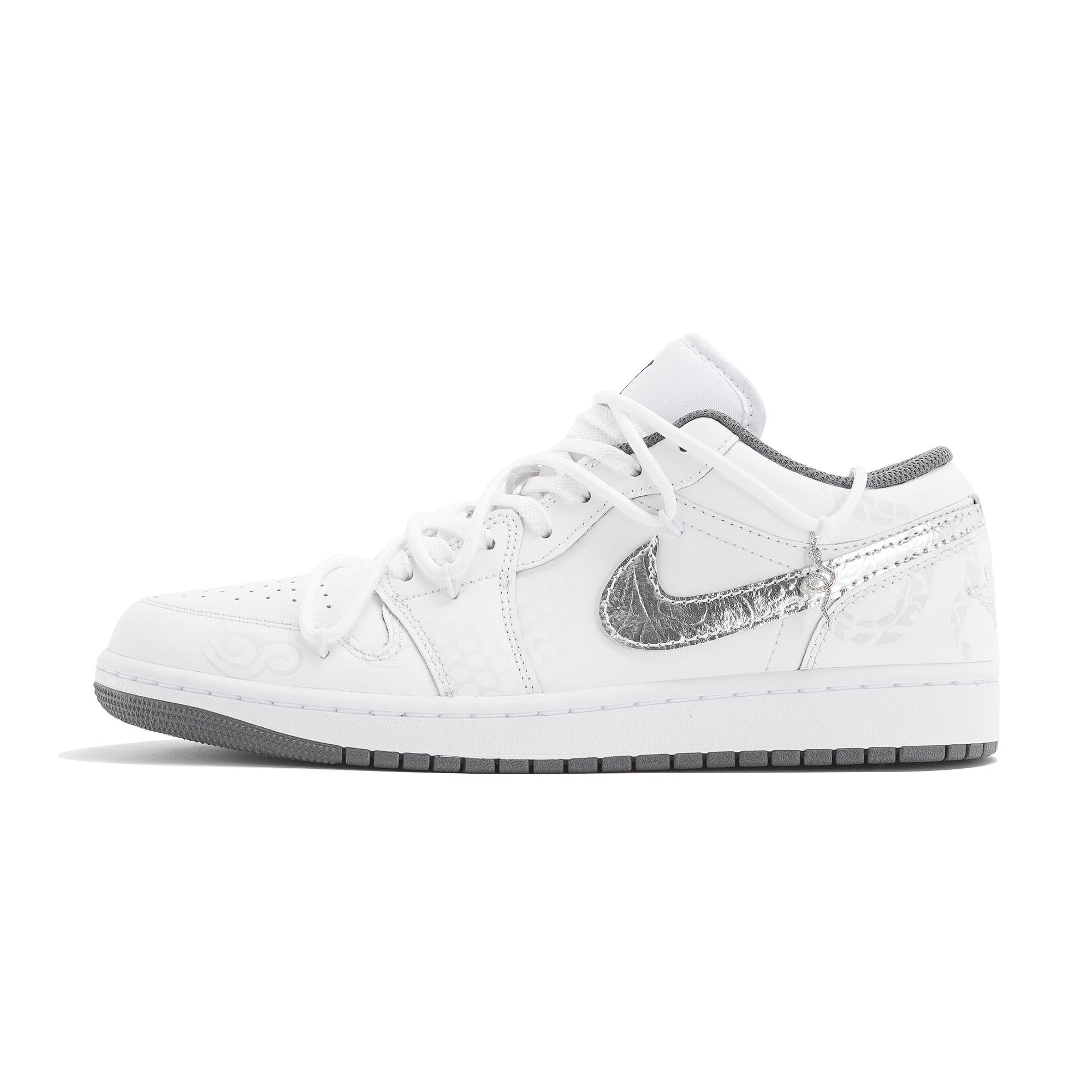 

Jordan Air Jordan 1 Abrasion Resistant Abrasion Resistant Low top Vintage Basketball Shoes Unisex White 553558-152(Team210) 44.5