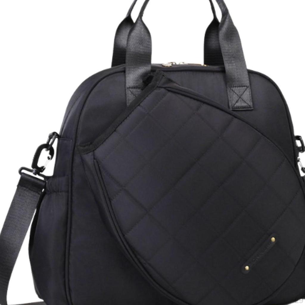 Tennis Racket Bag Crossbody Large with Removable Adjustable Shoulder Strap for Men Women Tote
