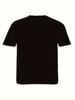 Mens Fun Beer Chicken Pattern Tshirt  Black and White Printed BEER TIME Slogan Casual Round Neck Short Sleeve Summer Top