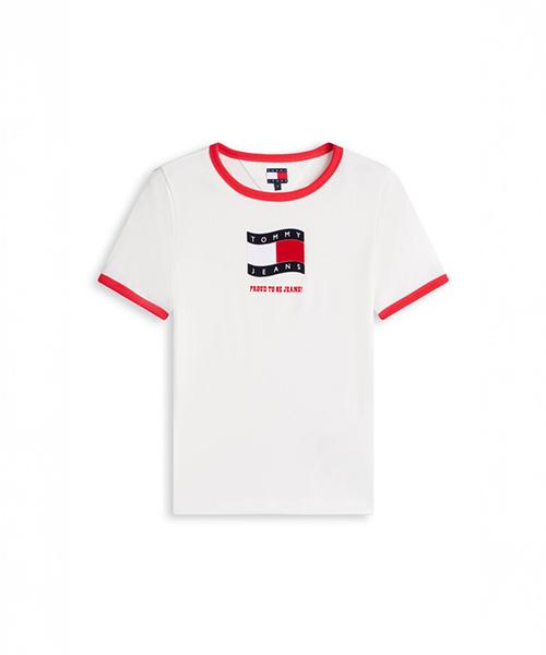 Tamijinseu Novelty Ringer T-Shirt (T32G1Tto48Twt1Ybl)