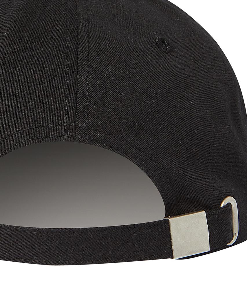 BEYOND CLOSET New Logo Stitch 16-Count Washed Cotton Cap Black