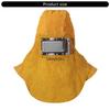 Lightweight Leather Welding Mask Complete Coverage Adjustable Welder Hood For Metalworking And Industrial Welding Safety