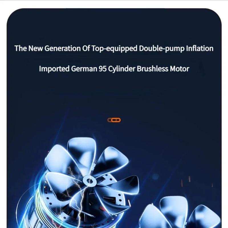 Portable Car Air Compressor Wireless Wired Electric Tire Inflator Pump for Motorcycle Bicycle Boat Car Tire Ball