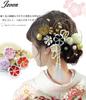 JZOON Hair Ornament Popular Hair Accessories for and with Flower and Gold Leaf Perfect for Entrance Fireworks and 6 Colors H7112 11-Piece Set,