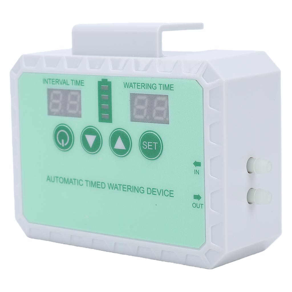 Solar   Automatisches Tropfbewässerungssystem für Pflanzen Innen Außen Garten mit Timer Regenwassersammler   Düse   Kit