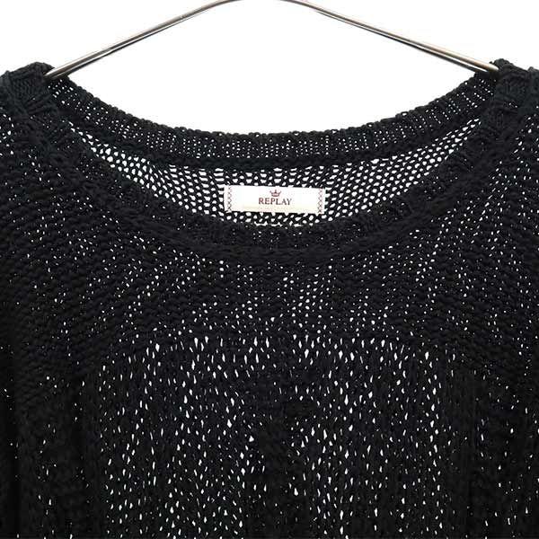 REPLAY Long sleeve knit XS black sweater Women Used