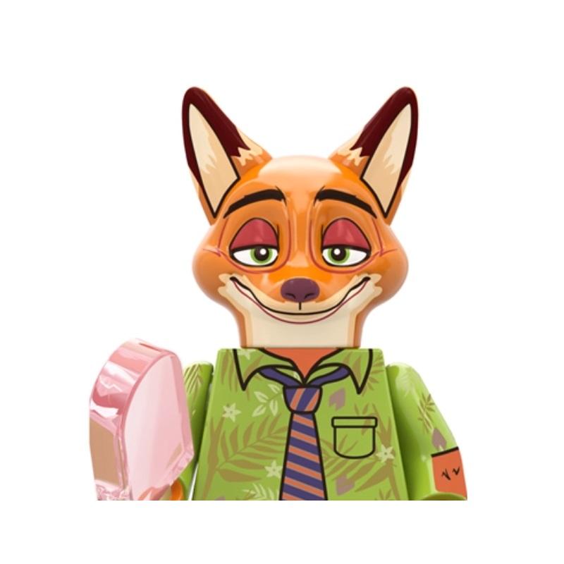 New Zootopia Set Nick Wilde Judy Hopps Building Block The Zoo fox rabbit bear sloth cattle lion Mini Action Figure Toys