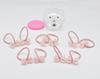 Flashing Bear Hair Ties for Kindergarten Girls - Gentle, Colorful Rubber Bands