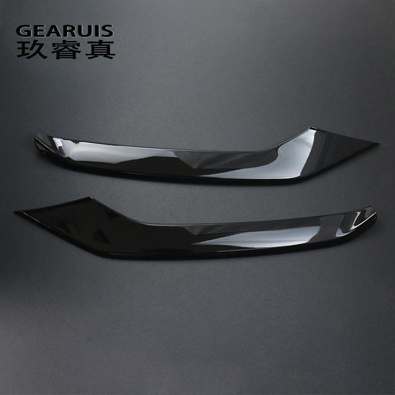 Car Styling Front Bumper Spoiler Air Knife Foglight Panel Cover Sticker Trim For BMW 5 Series G30 G38 -2023 Auto