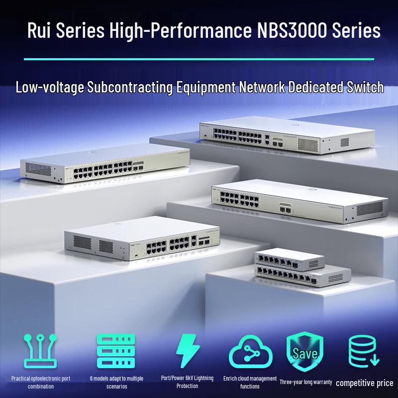 Ruijie 16-Port Gigabit Layer 2 Managed Switch with 2 SFP Ports