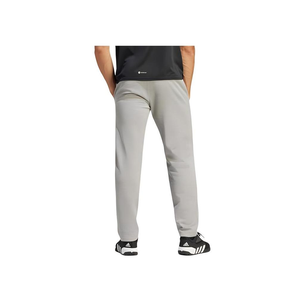 adidas Game And Go Small Logo Training Comfortable Knitted Sports Pants Men Pants Medium-Gray IM1765