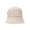 VARZAR VA Plate Crochet Bucket Hat Ivory