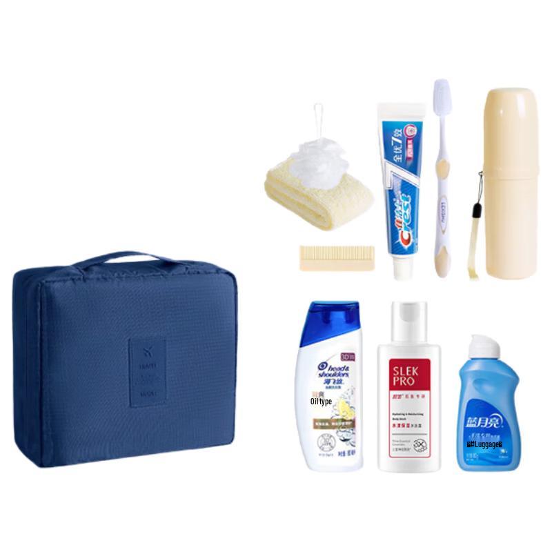 Jiatu 10-Piece Portable Travel Toiletry Set