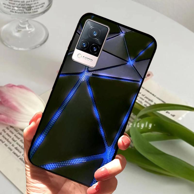 For vivo V21 5G 4G V21E Case Soft Silicone Phone TPU Coque Cover for Vivo V21E v21 V 21e 21 V2050 V2061 Protective Fundas Shell