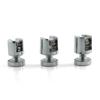 Adjustable Shelves Corner Bracket Glass Clamp Holder Bracket for 10-12mm Thick Glass Metal Fix Clamp Glass Support Plate