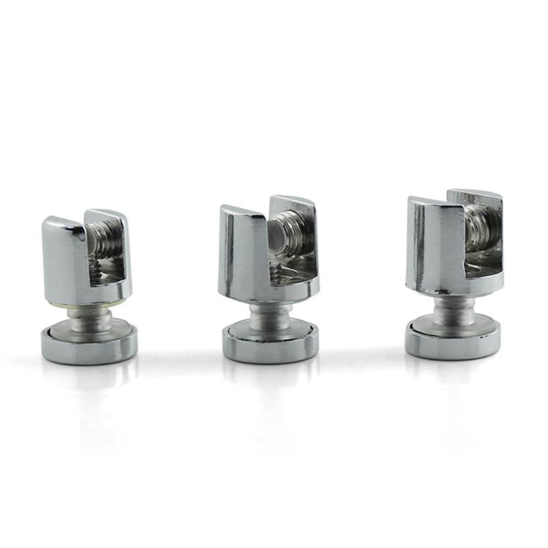 Adjustable Shelves Corner Bracket Glass Clamp Holder Bracket for 10-12mm Thick Glass Metal Fix Clamp Glass Support Plate