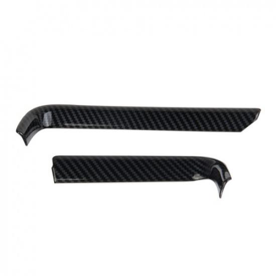 Carbon Fiber Style Dashboard Side Air Vent Outlet Trims for Chevrolet Tahoe