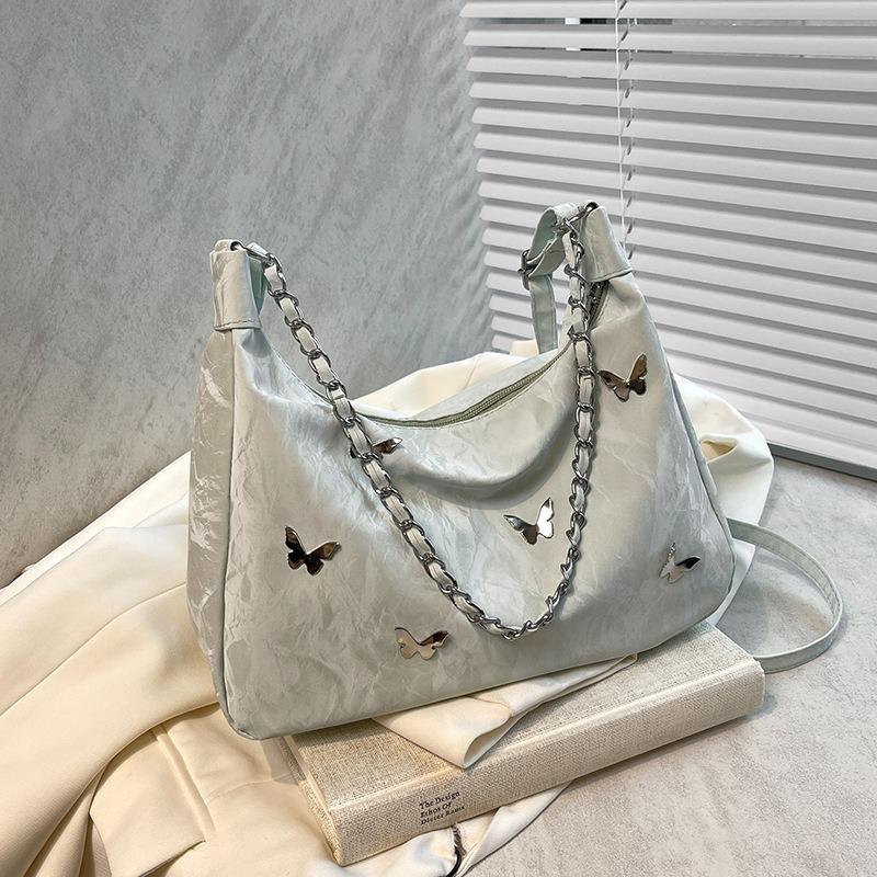 Bags Women's, New Fashion Summer Butterfly Crossbody Bag Popular One Shoulder Underarm Bag Large Capacity Commuter Bag