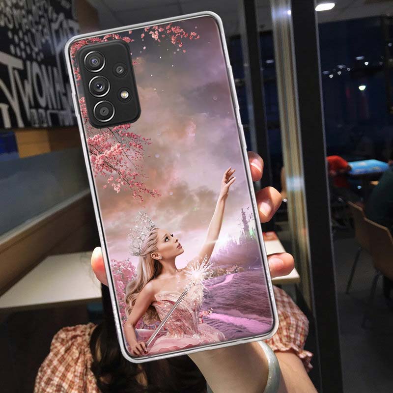Ariana Grande Phone Case for Samsung A54 A57 A37 A17 A14 A15 A12 A24 A34 A55 A35 A25 A52S A07 A05S A04S A22 A32 A72 Galaxy Note