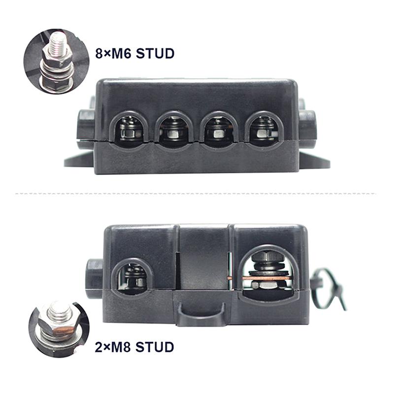5Ways Power Distribution Fuse Box Block Mega & Midi Fuses Holder 12V & 24V Power Protection Modified Rv Fuse Box