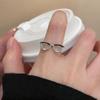 Mini-Augenring Kreativer Verstellbarer Brillenring Mode Brillen Sonnenbrillen Offener Ring für Damen Schmuck