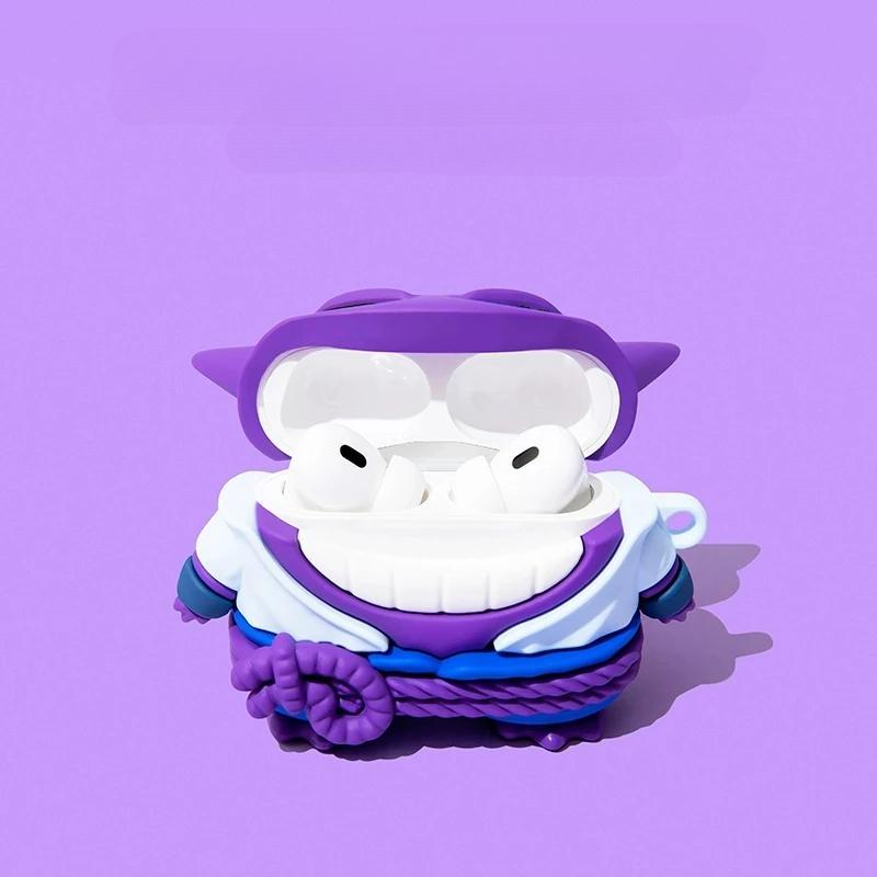 For Airpods 1 2 3 4 Pro Pro 2 Silicone Earphone Case Cute Cartoon Accessories Cover