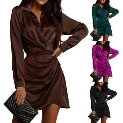Women's Fashionable Long-sleeved Elegant Dress