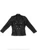 Black Women Genuine Lambskin Soft Leather Blazer Handmade Stylish Formal Design