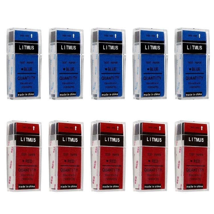 5 Units Acid Alkali Test Paper Strips Fast Detection Easy carry Storage Case For Household Gardening Lab Solution