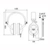 Audio-Technica ATH-SX1a Studio Monitor Stereo Headphones, Made In Japan, Black