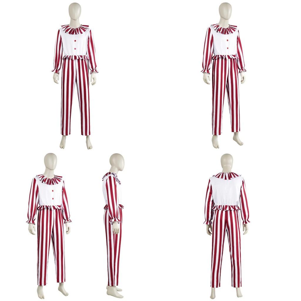Clown In A Cornfield Cosplay Costume For Halloween Stage Performances With Spandex And Polyester For Halloween