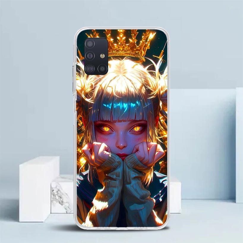 Himiko Toga My Hero Fashion Phone Case For Samsung Galaxy A52 A32 A22 A12 A51 A50S A30S A10S Note 20 Ultra 10 S10 Plus A31 A20 A
