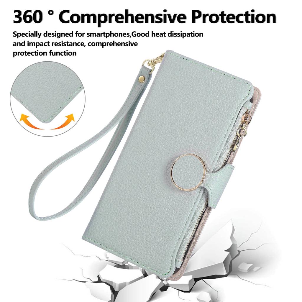 For Samsung Galaxy S20 Ultra S10 Plus Note 20 Ultra 10 Note Wallet Case Crossbody Strap Card Holder Magnetic Snap Clasp Cover